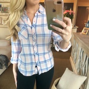 Rails Blush flannel sz small!